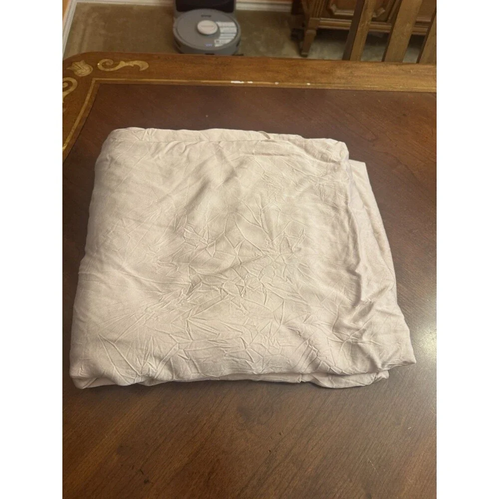 Luxome Split King Flat Bed Sheet 100%Bamboo Viscose Made In USA